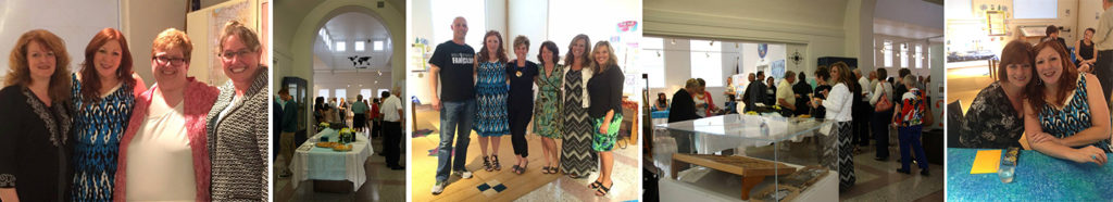 book signing collage