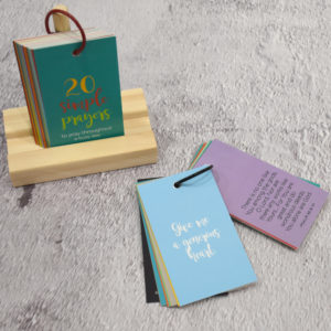 20 SIMPLE PRAYERS card set