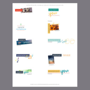 InstaPrayer Mailing Labels