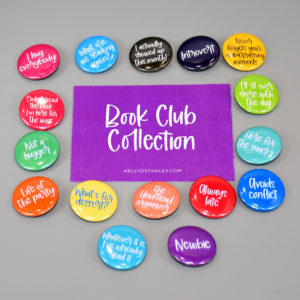 Book Club Collection Button Set