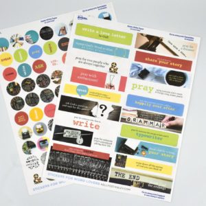 Word Lovers Sticker Set