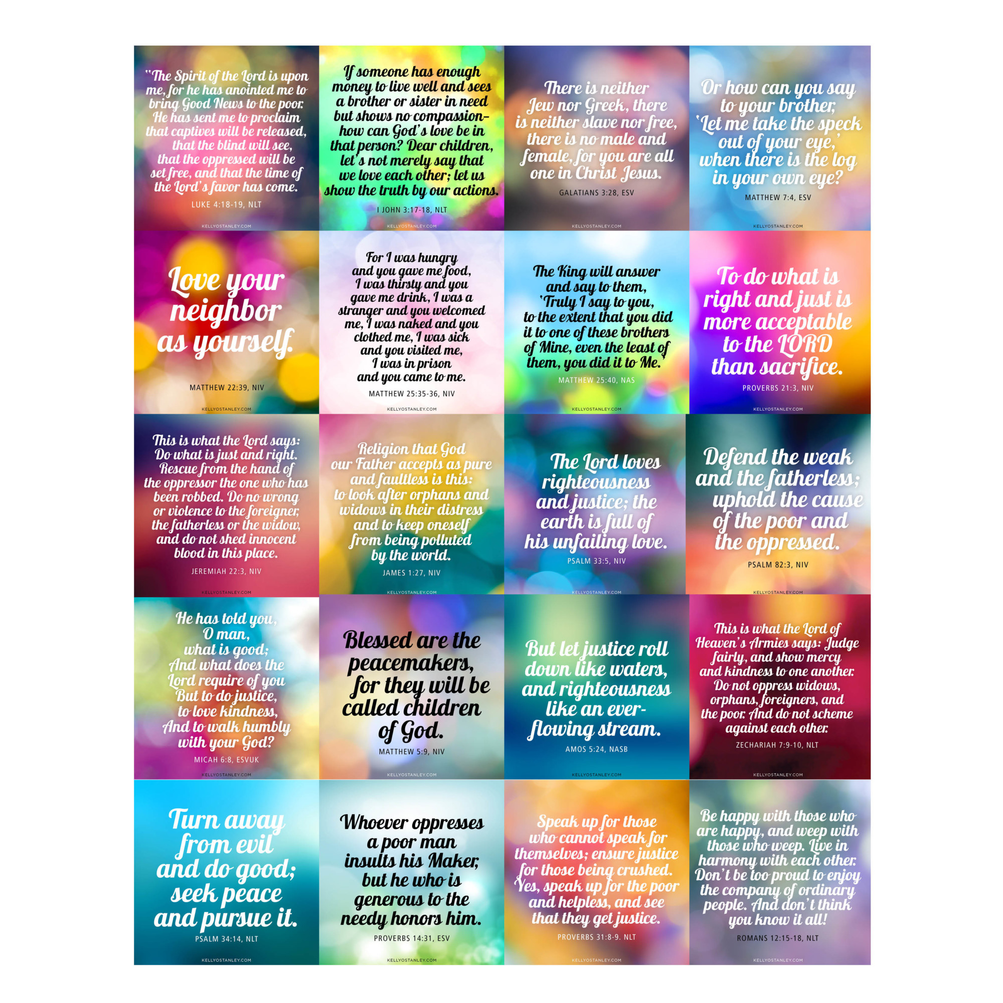 Love Your Neighbor—Scripture Cards with Stand - Image 8