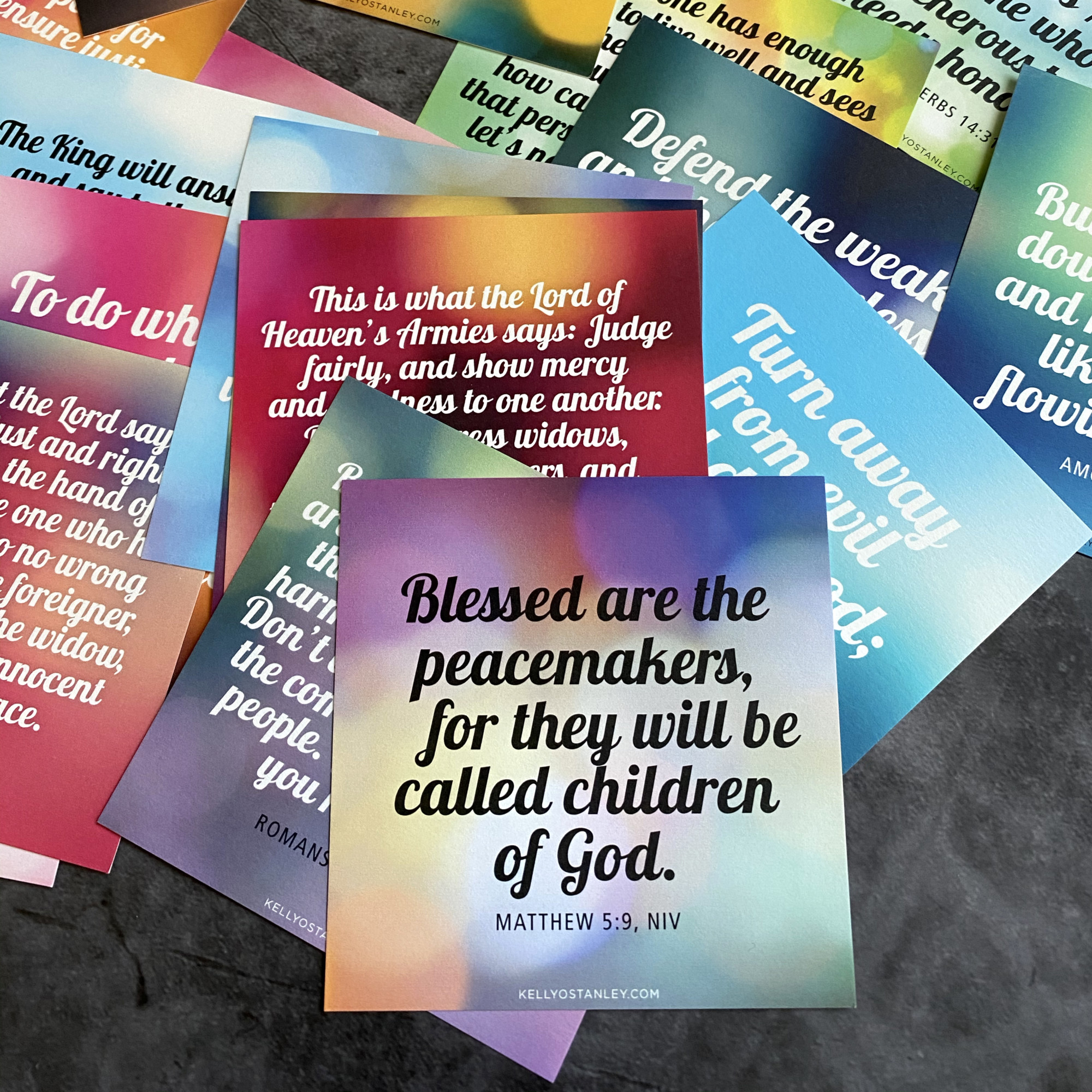 Love Your Neighbor—Scripture Cards with Stand - Image 6