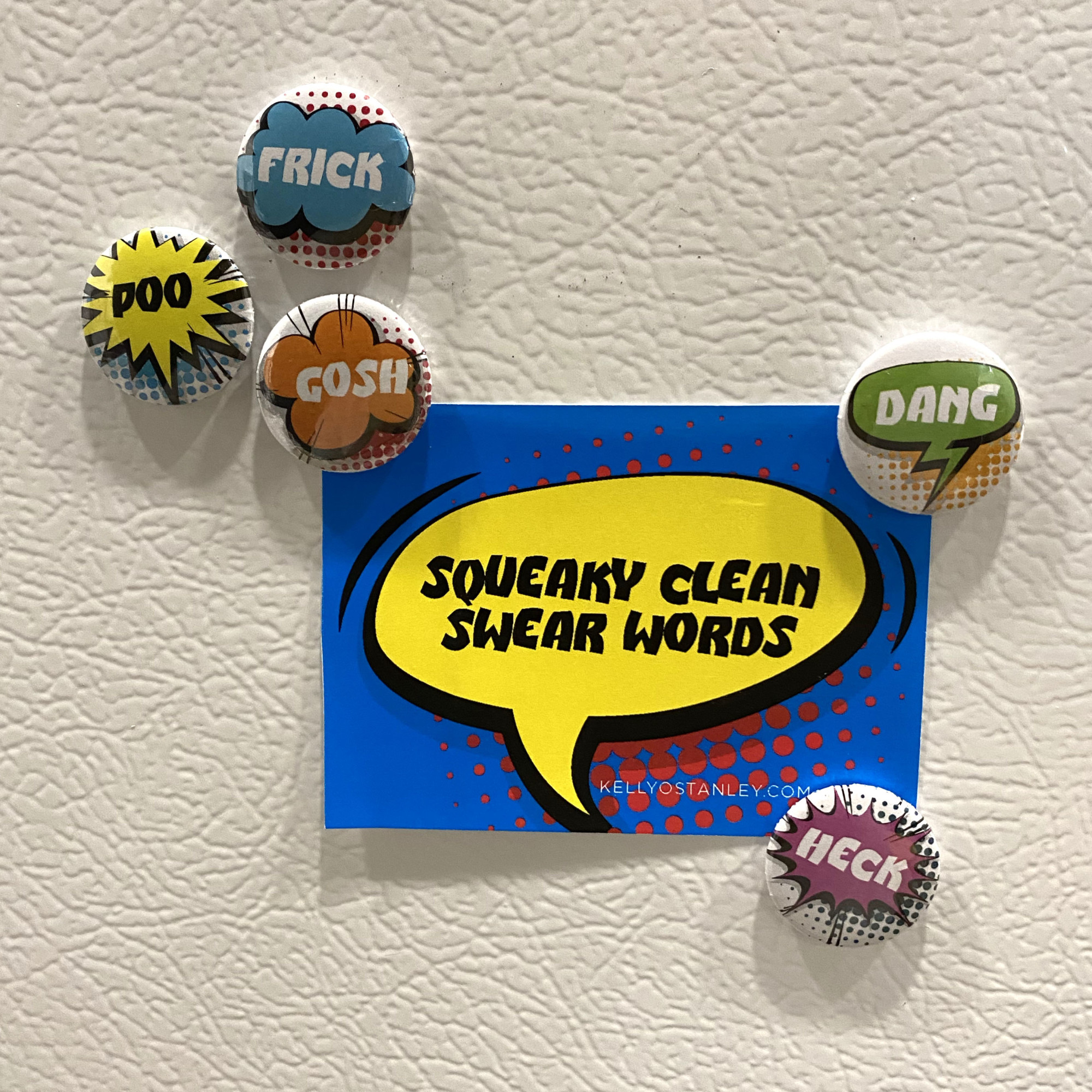 Squeaky Clean Swear Words (Magnet or Button Set) - Image 2