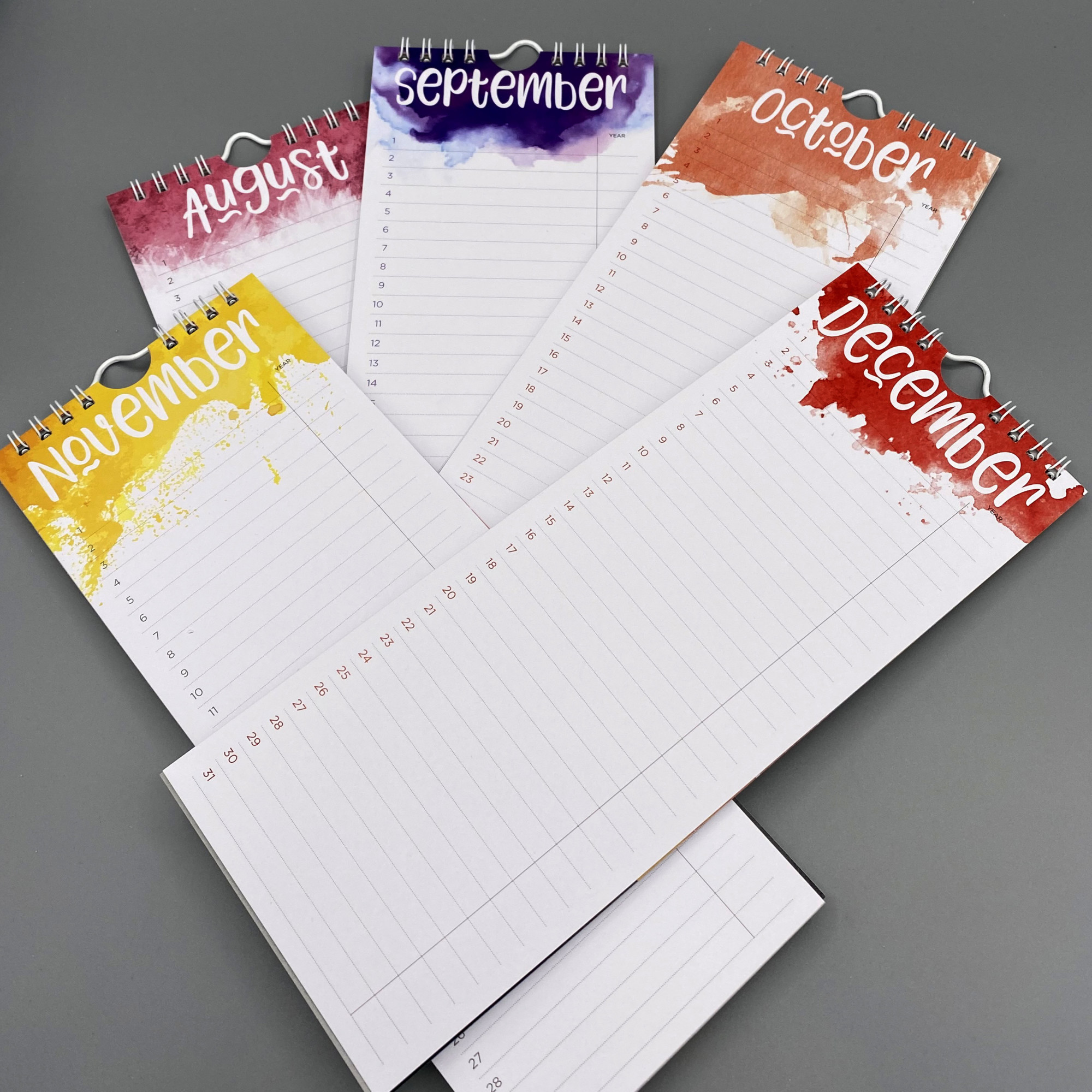 Colorful Celebrations Perpetual Birthday & Anniversary Calendar - Image 3