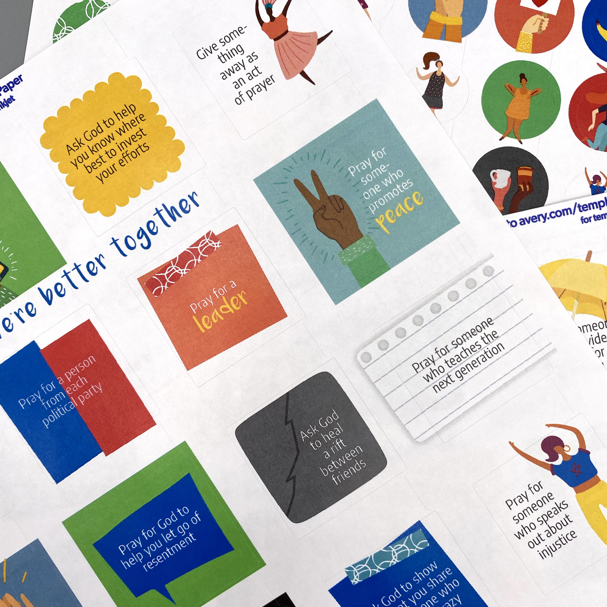 We're Better Together Sticker and Notecard Set - Image 2