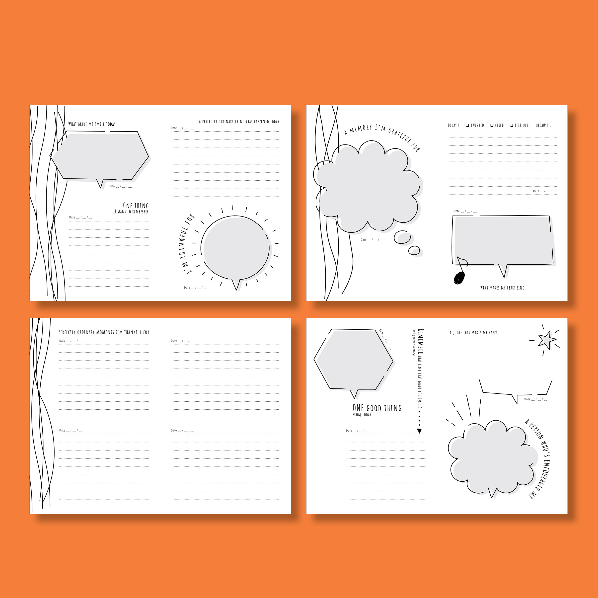 GOT A MINUTE? Gratitude Journal—digital download - Image 3