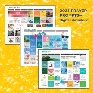 2025 Prayer Prompt Calendar (digital download)